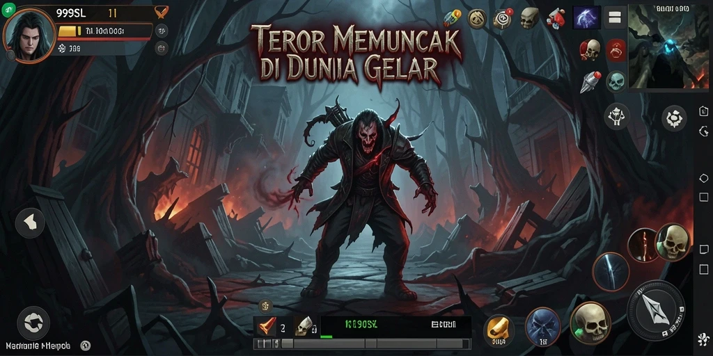 Gameplay menyeramkan 99SL dengan suasana mencekam dan efek visual menakutkan.