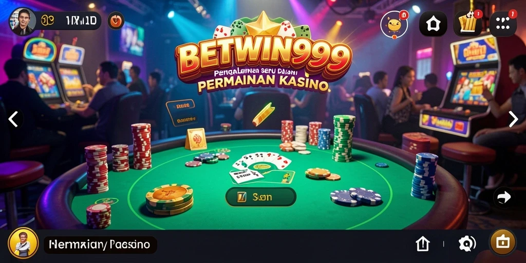 Tampilan gameplay seru di BETWIN999 dengan pengalaman Kasino nyata.