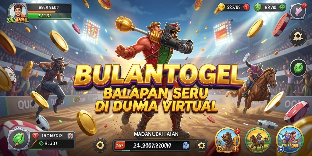 Tampilan gameplay apik dari BULANTOGEL saat balapan.