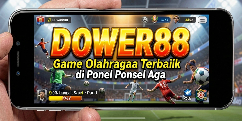Screenshot DOWER88 menunjukkan aksi seru dalam gameplay olahraga.