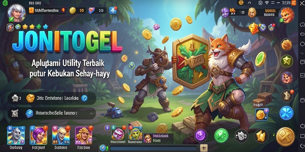 Tampilan antarmuka JONITOGEL yang sederhana dan fungsional.
