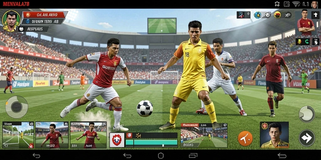 Tampilan seru dari gameplay MENYALA78 dalam olahraga.