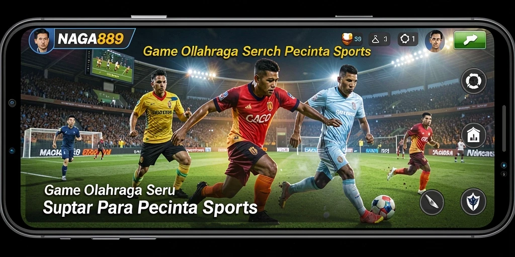 Tampilan seru dari gameplay NAGA889 yang penuh aksi olahraga.