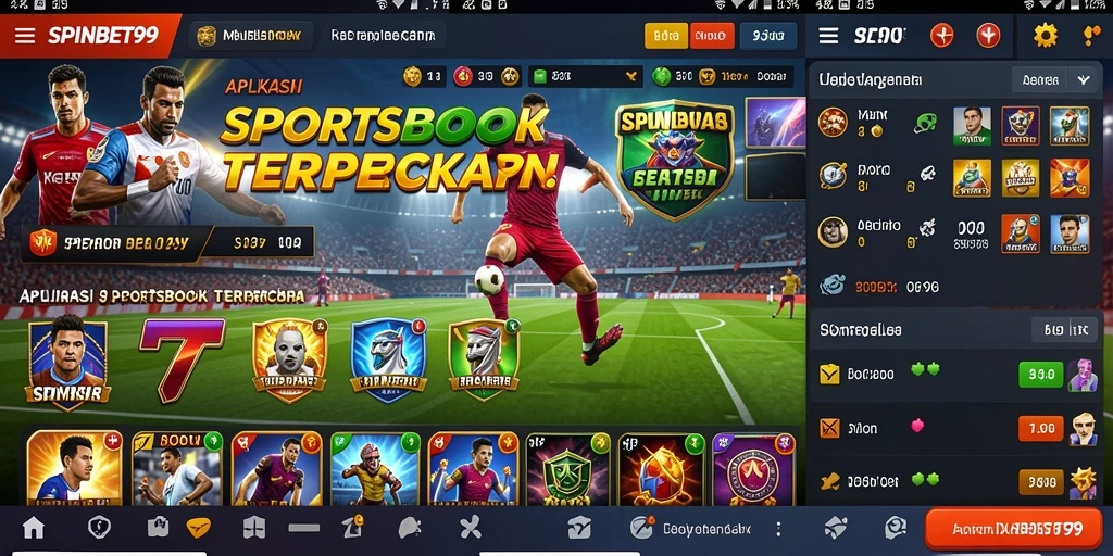Tampilan menarik dari gameplay SPINBET99 yang menampilkan taruhan olahraga.