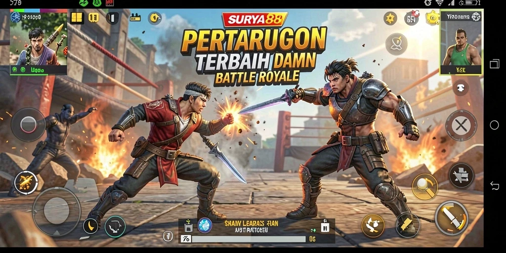 Tampilan gameplay SURYA88 yang seru dan kompetitif.