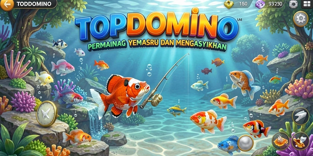 Menampilkan gameplay seru dalam memancing dengan berbagai jenis ikan.