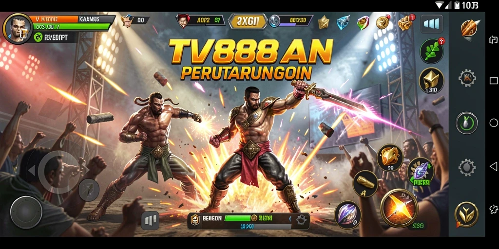 Tangkapan layar gameplay TPS yang menegangkan di TV888.