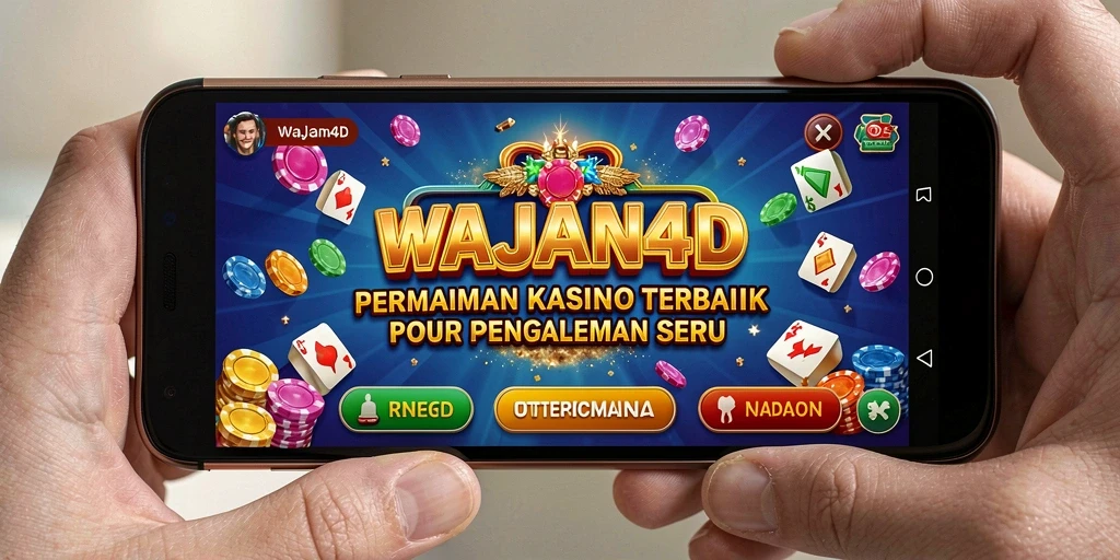 Gameplay seru WAJAN4D dengan variasi permainan kasino.