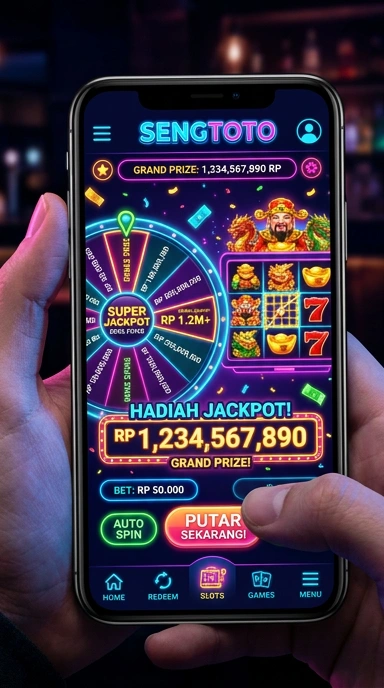 Tampilan aplikasi sengtoto yang user-friendly.